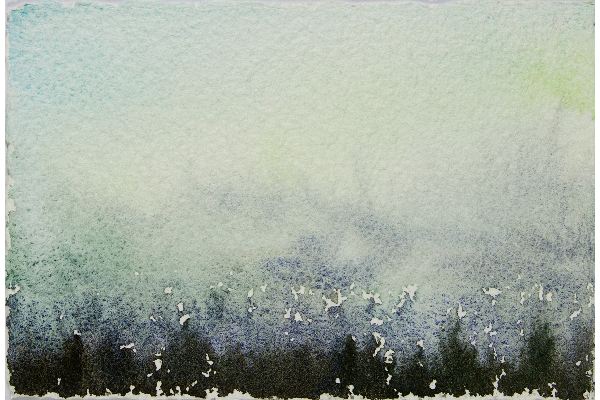 Wish you were Here VII, watercolour on Saint Armand, 7x5 in.